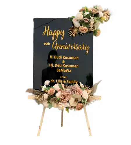 Papan Bunga Akrilik Beji